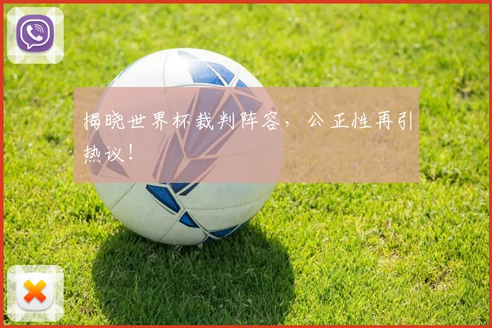揭晓世界杯裁判阵容，公正性再引热议！