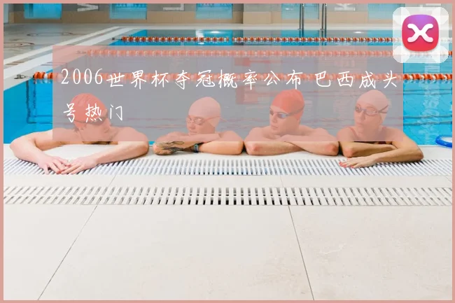 2006世界杯夺冠概率公布 巴西成头号热门