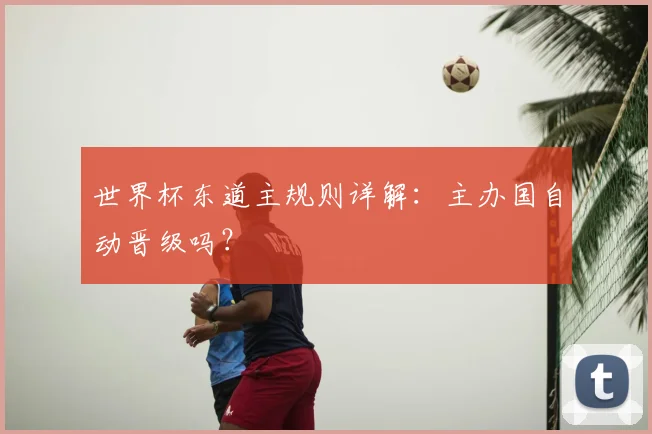 世界杯东道主规则详解：主办国自动晋级吗？
