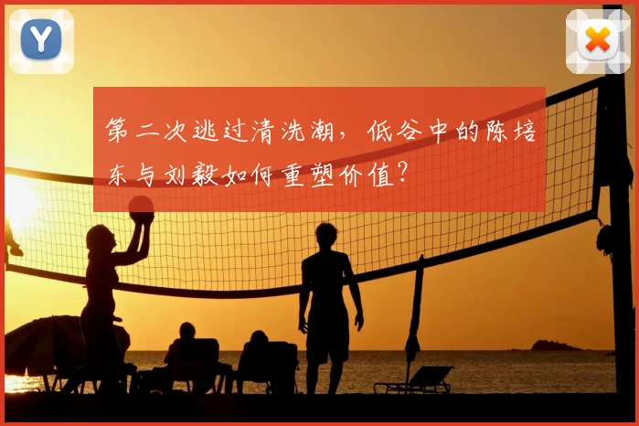 第二次逃过清洗潮，低谷中的陈培东与刘毅如何重塑价值？